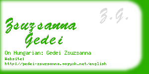 zsuzsanna gedei business card